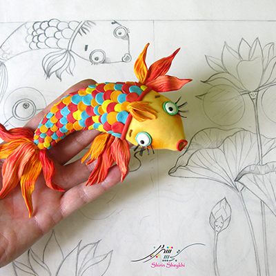 دنیای خمیر، حجم و تصویرسازی - شیرین شیخی