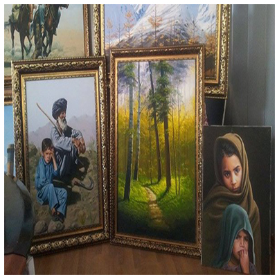 نقاشی‌هایم مرهمی بر زخم‌های افغانستان است - آرزو دارم آثارم در ایران