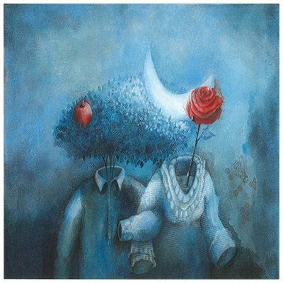 چهل عاشقانه سرگردان - تصویرسازی زهرا کیقبادی