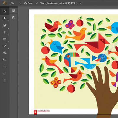 آشنایی با نرم افزار ایلوستریتور در کارگاه خانه کاریکاتور