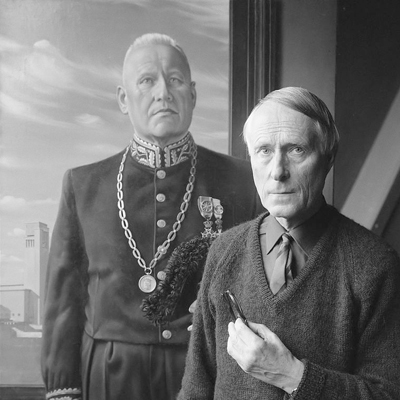 فضای وهم انگیز ساختمان‌های مرموز در نقاشی های 