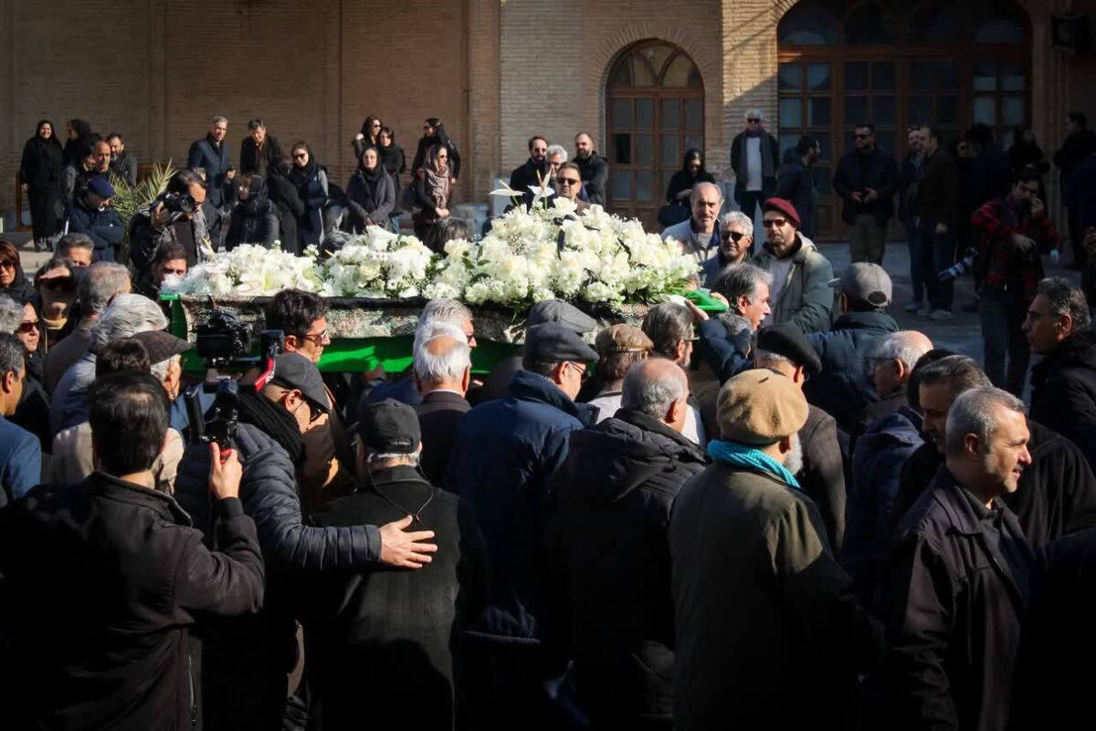 مراسم تشییع و تدفین استاد امیرهوشنگ جزی‌زاده برگزار شد